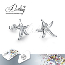 Destiny Jewellery Crystal From Swarovski Starfish Earrings